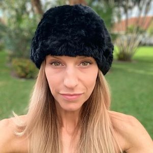 Rabbit Fur Beanie